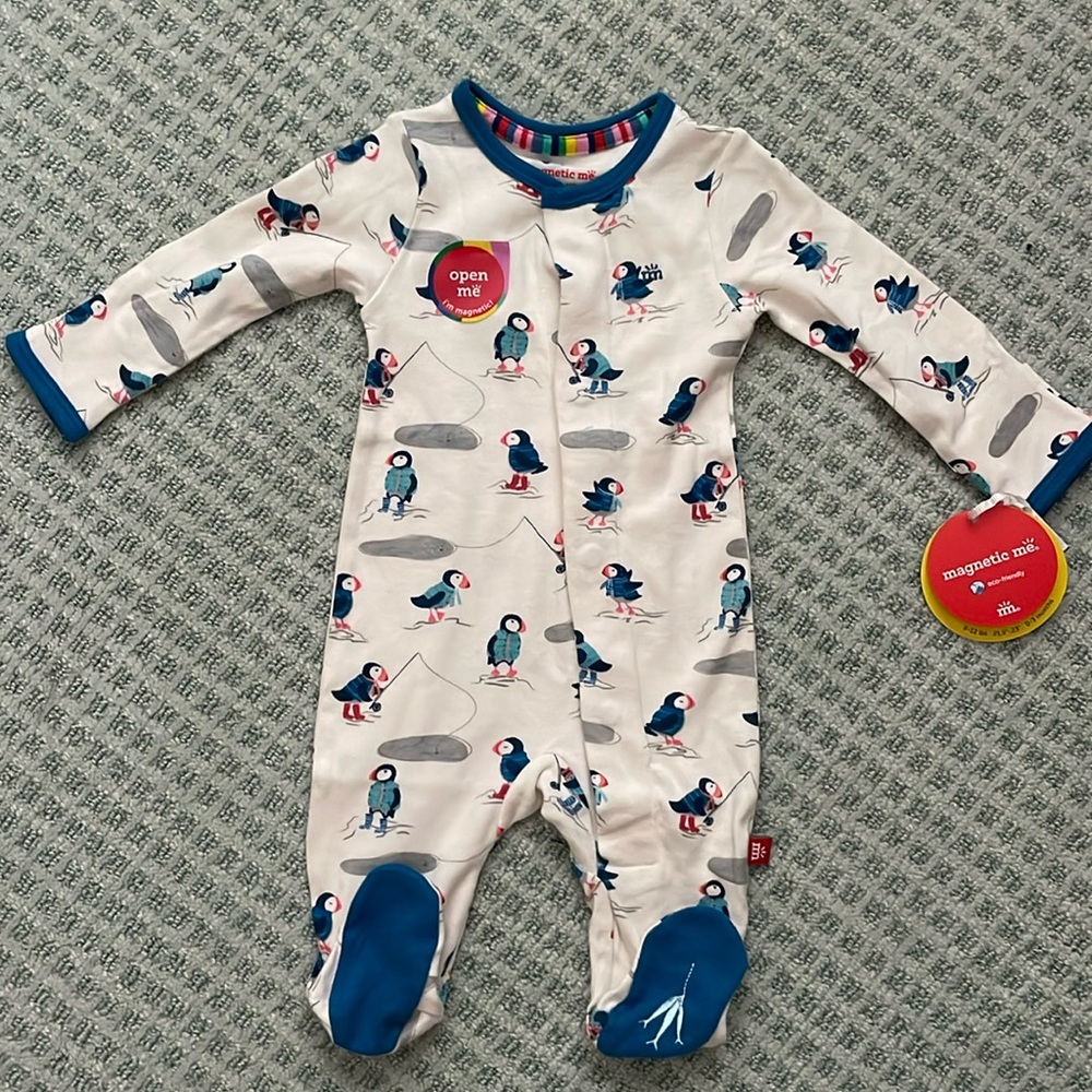 Magnetic Me Puffin onesie